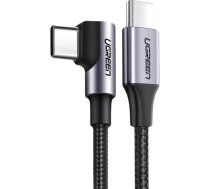 Ugreen Angled Cable USB Type C - USB Type C Power Delivery 60W 20V 3A 2m Black/Grey (US255 50125)