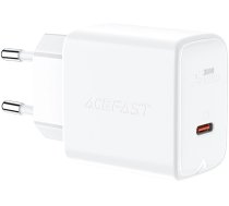 Acefast charger GaN USB Type C 30W, PD, QC 3.0, AFC, FCP white (A21 white) (universal)