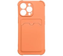 Hurtel Card Armor Case Pouch Cover for Xiaomi Redmi 10X 4G / Xiaomi Redmi Note 9 Card Wallet Silicone Armor Cover Air Bag Orange (universal)