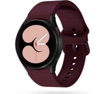 4Kom.pl Iconband rubber strap for Samsung Galaxy Watch 4 40 / 42 / 44 / 46 mm Burgundy