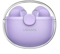 Usams Bluetooth 5.1 headphones USAMS TWS BU series wireless purple/purple BHUBU02
