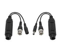 PRL Zestaw adapter BNC+DC do RJ45 2szt