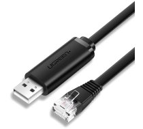 Ugreen console cable USB - Ethernet RJ45 1.5m black (CM204) (universal)