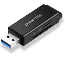 Ugreen portable TF/SD card reader for USB 3.0 black (CM104) (universal)