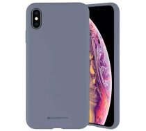 4Kom.pl Mercury Silicone Phone Case for iPhone X/Xs lavender/lavender gray