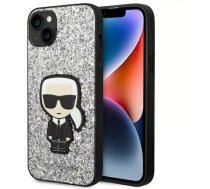 Karl Lagerfeld Protective phone case Karl Lagerfeld KLHCP14MGFKPG for Apple iPhone 14 Plus 6.7" hardcase silver/silver Glitter Flakes Ikonik