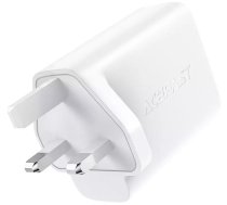 Acefast wall charger GaN (UK plug) 2x USB Type C 50W, Power Delivery, PPS, Q3 3.0, AFC, FCP black (A32 UK)