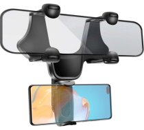 Alogy rearview mirror car phone holder Black