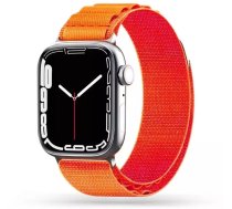 4Kom.pl Nylon pro apple watch 4 / 5 / 6 / 7 / 8 / se / ultra (42 / 44 / 45 / 49 mm) orange