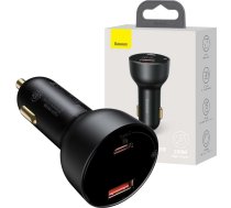 Baseus Superme USB Type C 100W PPS QC PD car charger Black