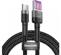Baseus Cafule cable USB Type C SuperCharge 40W Quick Charge 3.0 QC 3.0 1m gray-black (CATKLF-PG1) (universal)