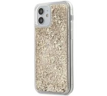 Guess GUHCP12SLG4GSLG iPhone 12 mini 5.4" gold/gold hardcase 4G Liquid Glitter (universal)