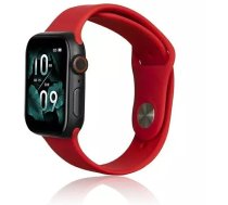 Producenttymczasowy Beline Silicone Smartwatch Strap for Apple Watch 42/44/45/49mm Red/Red