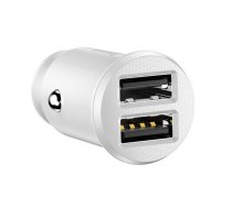 Baseus Grain car charger 2x USB 5V 3.1A white