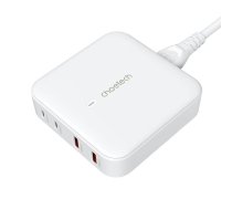 Choetech Deskop charger Choetech PD8008,  2x USB-C, 2x USB-A, GaN, 100W (white)