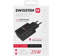 Swissten Premium 25W Tīkla Lādētājs USB-C PD 3.0