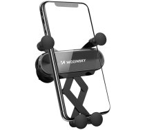 Wozinsky car phone holder gravity for ventilation grille black (WCH-05) (universal)