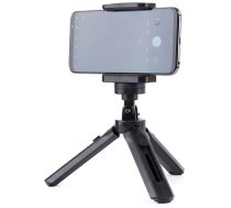 Hurtel Mini Tripod with phone holder mount selfie stick camera GoPro holder black (universal)