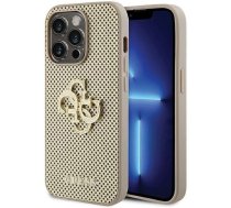 Guess Perforated 4G Glitter case for iPhone 15 Pro Max - gold (universal)