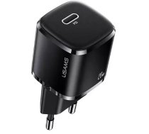 Usams Wall charger 1x USB-C T36 mini 20W (only head) PD3.0 Fast Charging black/black CC124TC01 (US-CC124)