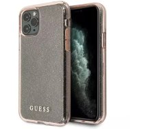 Guess GUHCN58PCGLPI iPhone 11 Pro różowy/pink hard case Glitter