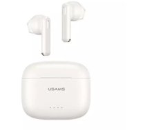 Usams Bluetooth 5.3 headphones USAMS TWS US Series Dual mic wireless white/white BHUUS02