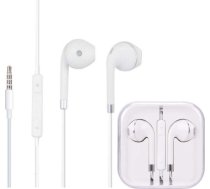 4Kom.pl Wired Headphones EarPods Mini Jack 3.5mm Inline Remote for iPhone iPad iPod Universal Earbuds White
