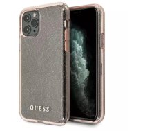 Guess GUHCN65PCGLPI iPhone 11 Pro Max różowy/pink hard case Glitter