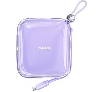 Joyroom powerbank 10000mAh Jelly Series 22.5W with built-in USB C cable purple (JR-L002) (universal)