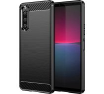 Hurtel Carbon Case cover for Sony Xperia 10 V flexible silicone carbon cover black (universal)