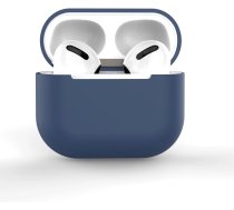 Hurtel Case for AirPods 3 Silicone Soft Headphone Cover Dark Blue (Case C) (universal)