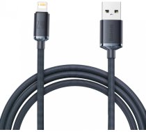 Baseus Crystal Shine Series cable USB cable for fast charging and data transfer USB Type A - Lightning 2.4A 2m black (CAJY000101) (universal)