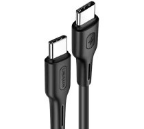 4Kom.pl USAMS Cable U43 USB-C to USB-C 100W PD Fast Charge 5A 1.2m black