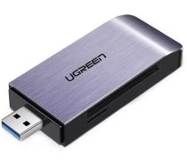 Ugreen SD / micro SD / CF / MS card reader for USB 3.0 gray (50541)