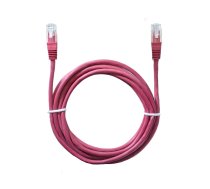 PRL Przyłącze PATCHCORD UTP  1,0m czerwony