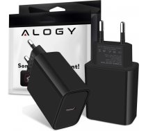Alogy wall charger fast USB-C Type C PD 20W Black