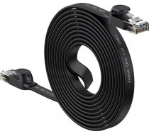 Baseus high Speed Six types of RJ45 Gigabit network cable (flat cable)10m Black (universal)