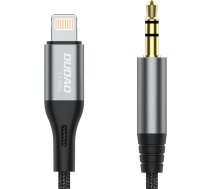 Dudao audio cable Lightning - mini jack 3.5mm 1m gray (L11PRO) (universal)