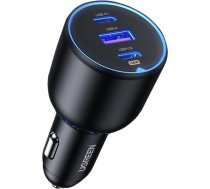 Ugreen CD293 car charger 2x USB-C PD and 1x USB-A 130W - black