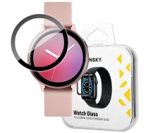 Wozinsky Watch Glass Hybrid Glass for Samsung Galaxy Watch Active 2 44 mm Black (universal)
