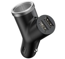 Baseus Car charger BASEUS Y Type 2xUSB 3,4A 40W black