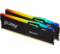 Kingston Technology FURY Beast RGB Atmiņas Modulis 32GB / 2 x 16GB