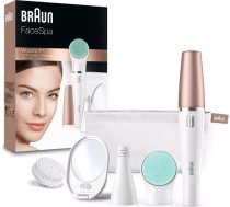 Braun FaceSpa 851V Epilators + kosmētikas somiņa