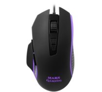 Mars Gaming MM018 Spēļu Pele ar Papildus Pogām / RGB / 4800 DPI / USB / Melna