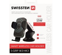 Swissten W2-HK3 Universāls Turētājs ar Bezvadu Uzlādi 15W viedtālrunim