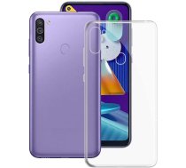 Mocco Ultra Back Case 1 mm Aizmugurējais Silikona Apvalks Priekš Samsung Galaxy M11 Caurspīdīgs