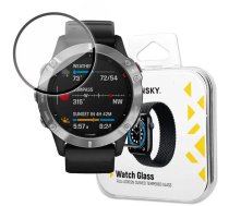 Wozinsky Watch Glass hybrid glass for Garmin Fenix 6 black (universal)