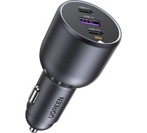 Ugreen EC705 car charger 130W 2x USB-C 1x USB-A - gray