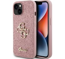 Guess Fixed Glitter Big 4G Case Aizsargapvalks Priekš Apple iPhone 15