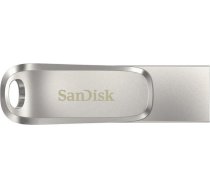 Sandisk Ultra Dual Drive Luxe USB flash drive 32 GB USB Type-A / USB Type-C 3.2 Gen1 Stainless steel